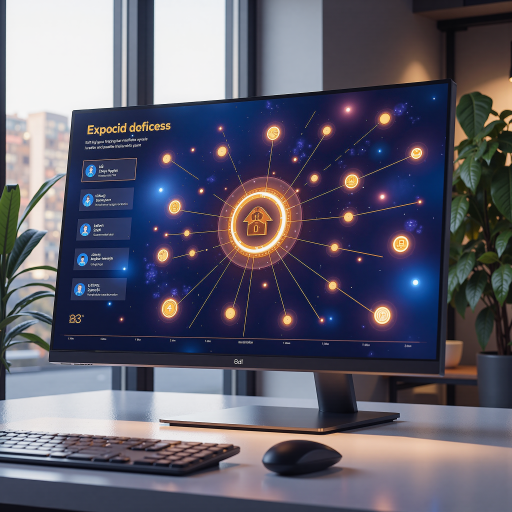 Fraud detection system visualization, showing suspicious activity alerts, risk scores